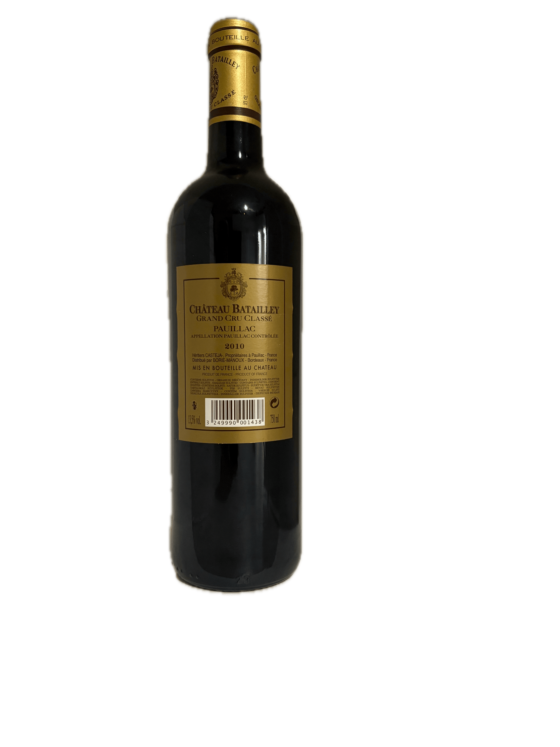 Château Batailley Château Batailley – Pauillac Grand Cru Classé 2010 0,75 Liter