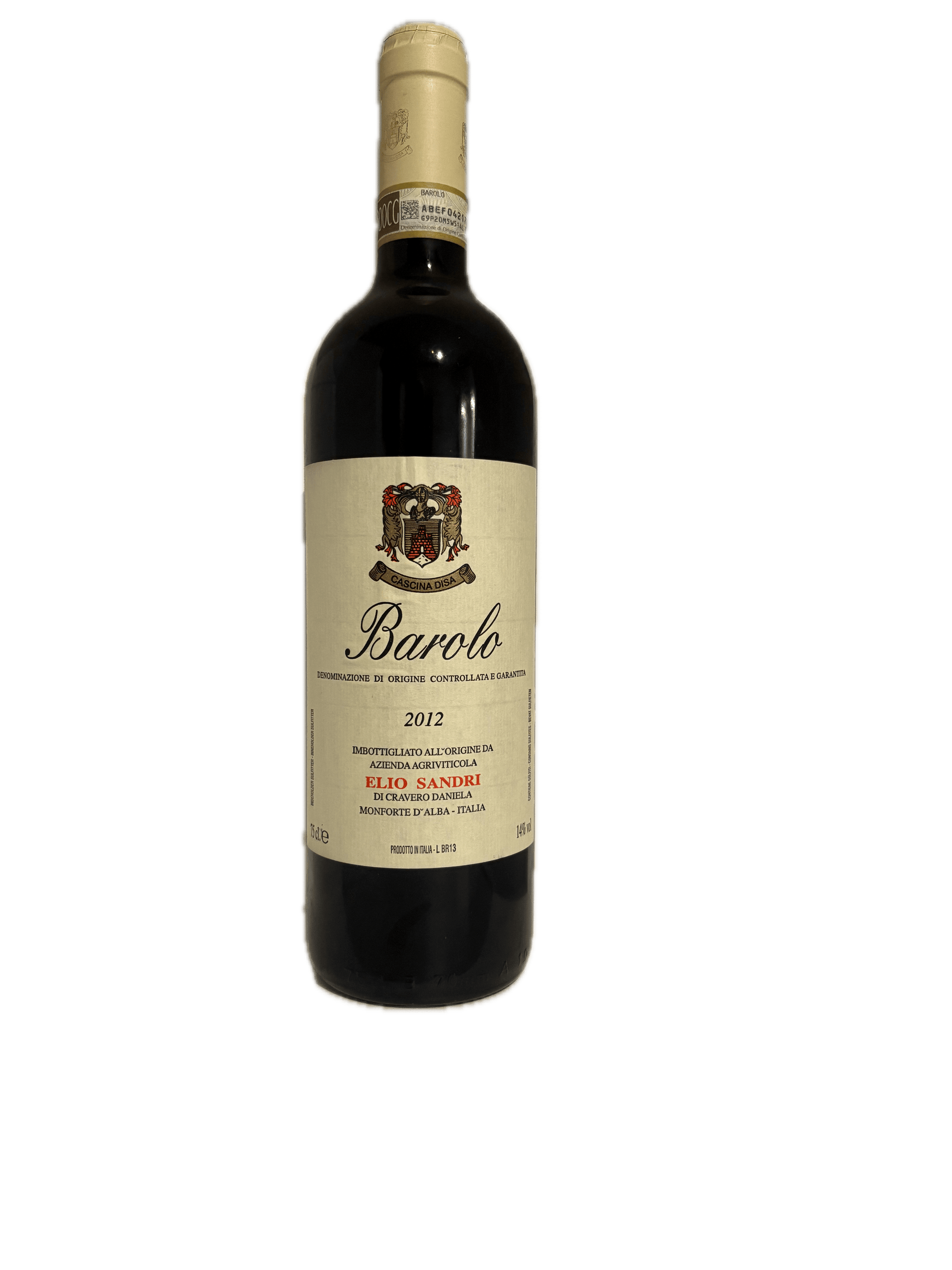 Elio Sandri Elio Sandri – Barolo del Comune di Monforte 2012 0,75 Liter