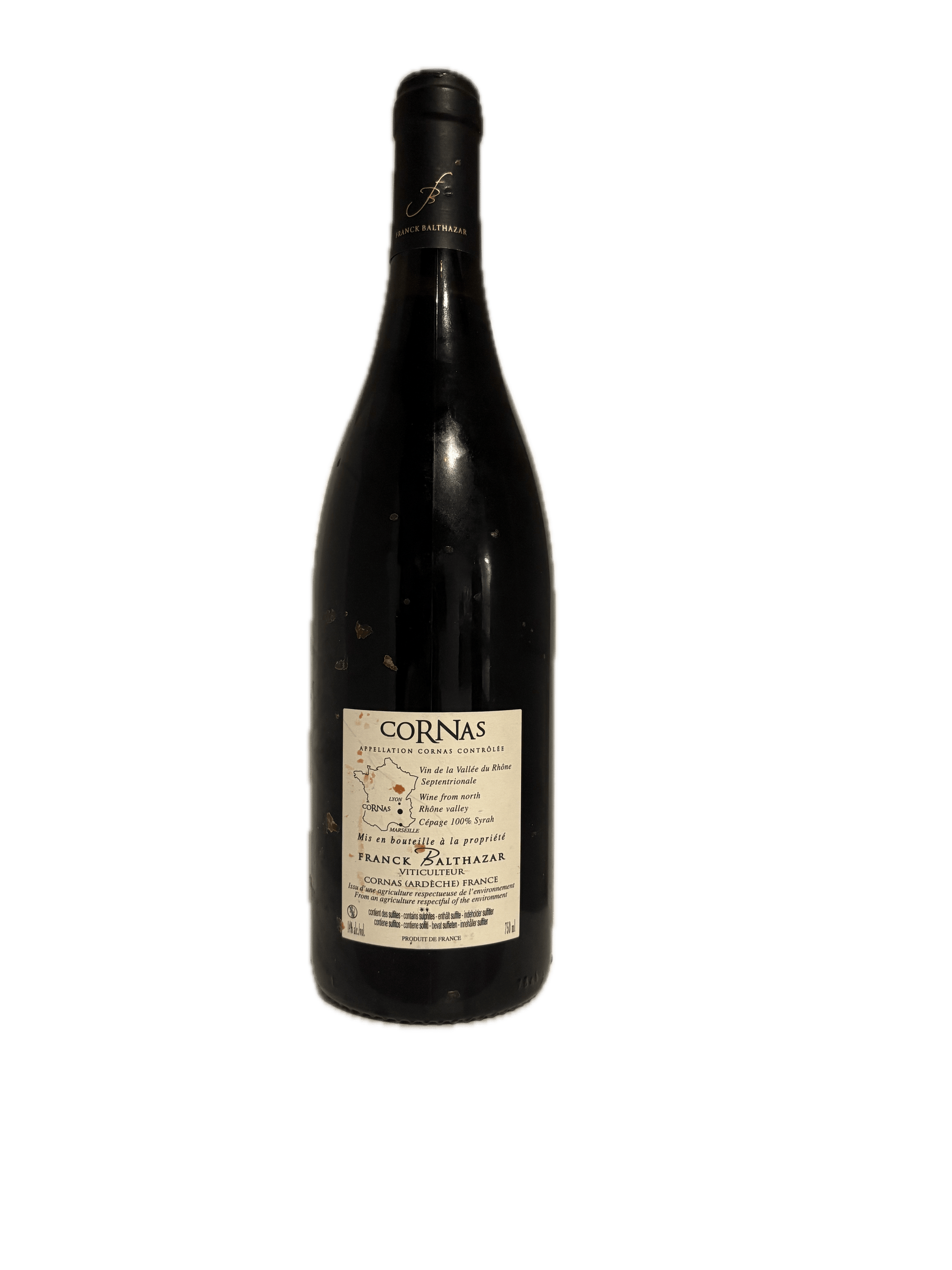 Franck Balthazar Franck Balthazar – Cornas Sans Soufre Ajouté 2020 0,75 Liter