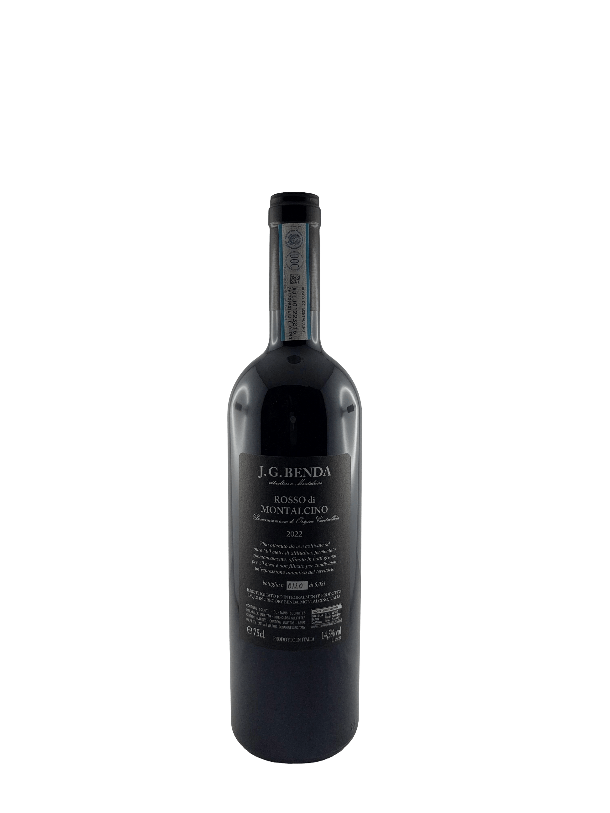 J. G. Benda J. G. Benda – Rosso di Montalcino 2022 0,75 Liter