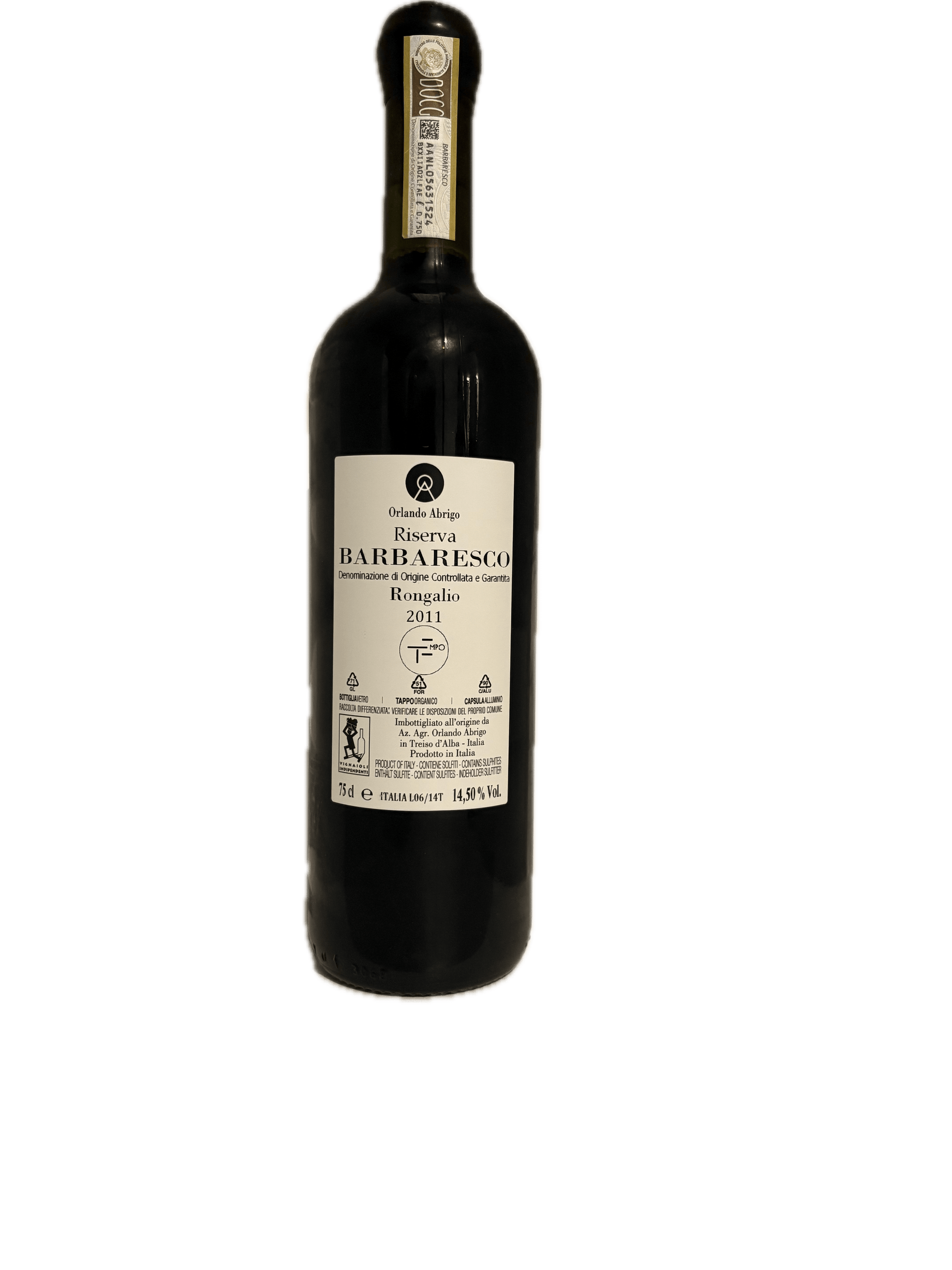 Orlando Abrigo Orlando Abrigo – Rongalio Barbaresco 2011 0,75 Liter